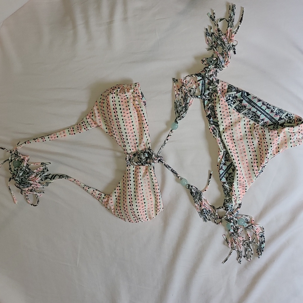 Victoria Secret Reversible Bohemian Bikini Size Small